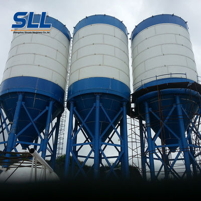 중국 수평한 디자인 곡물 저장 사일로, LSY230 100 톤 부피 시멘트 창고 협력 업체