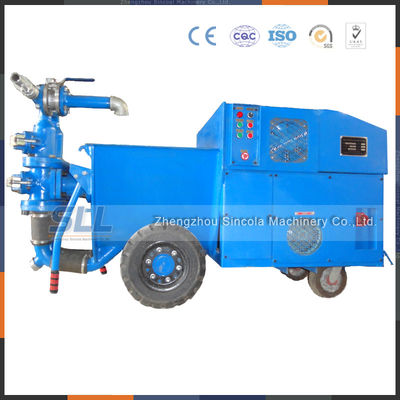 중국 건축 기계에 있는 디젤 엔진 몬 피스톤 박격포 펌프 기계 사용 협력 업체